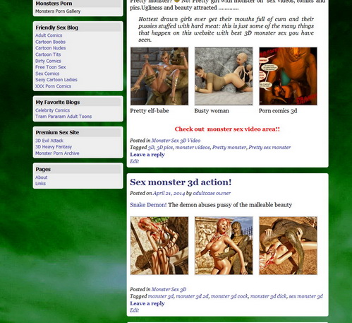 monstersex.adultcase.com Friendly porno blog 3d sex