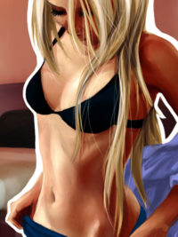 XXX comix of blonde
